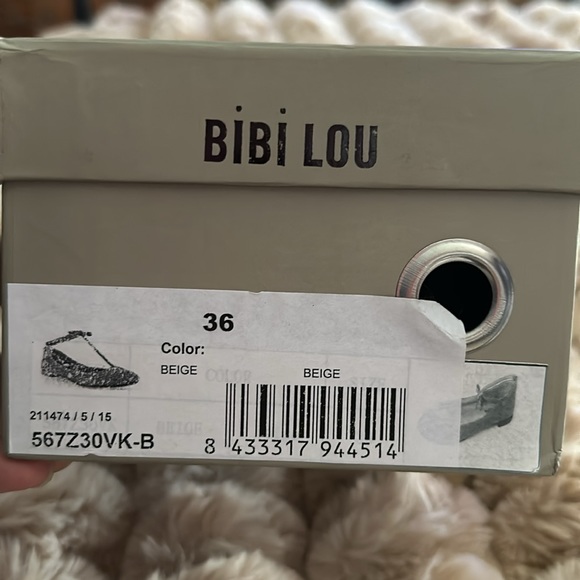 Anthropologie Bibi Lou | Rhinestone Ballet Flats | 36 / 6 - Picture 6 of 10